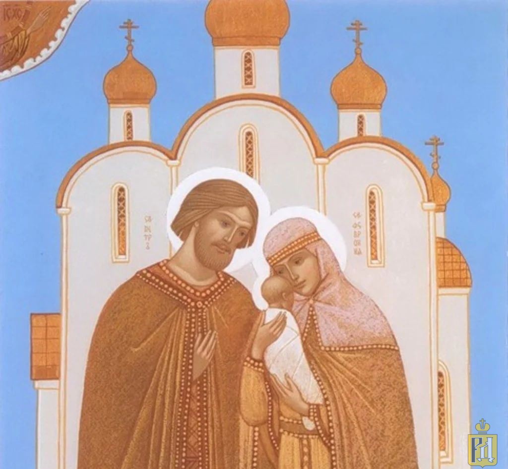 Петр и Февронья икона 18 век