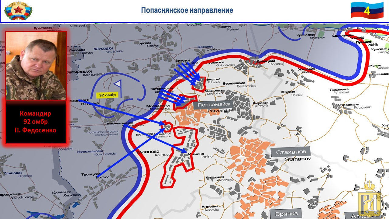 Первомайск карта боевых действий