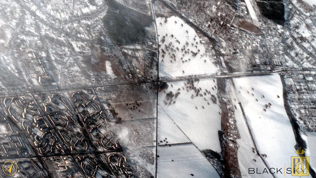Снимки со спутника войны на Украине