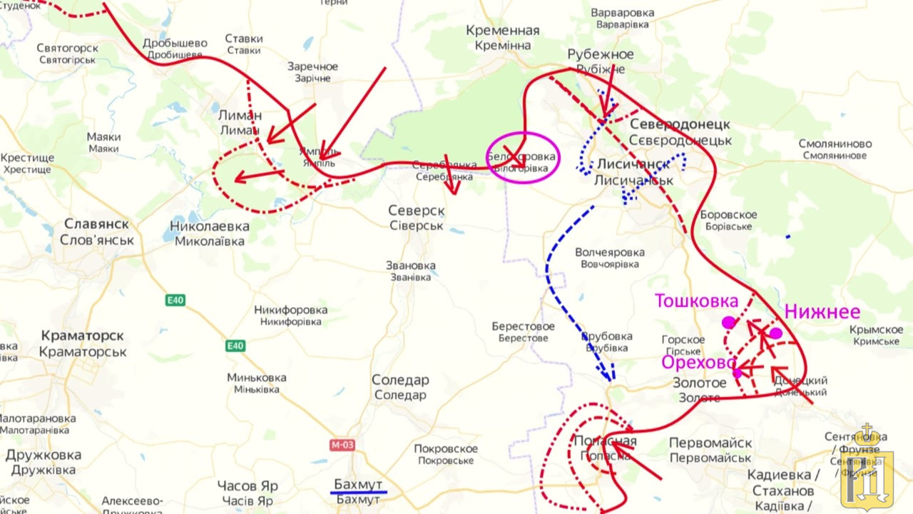 Харьковское направление карта