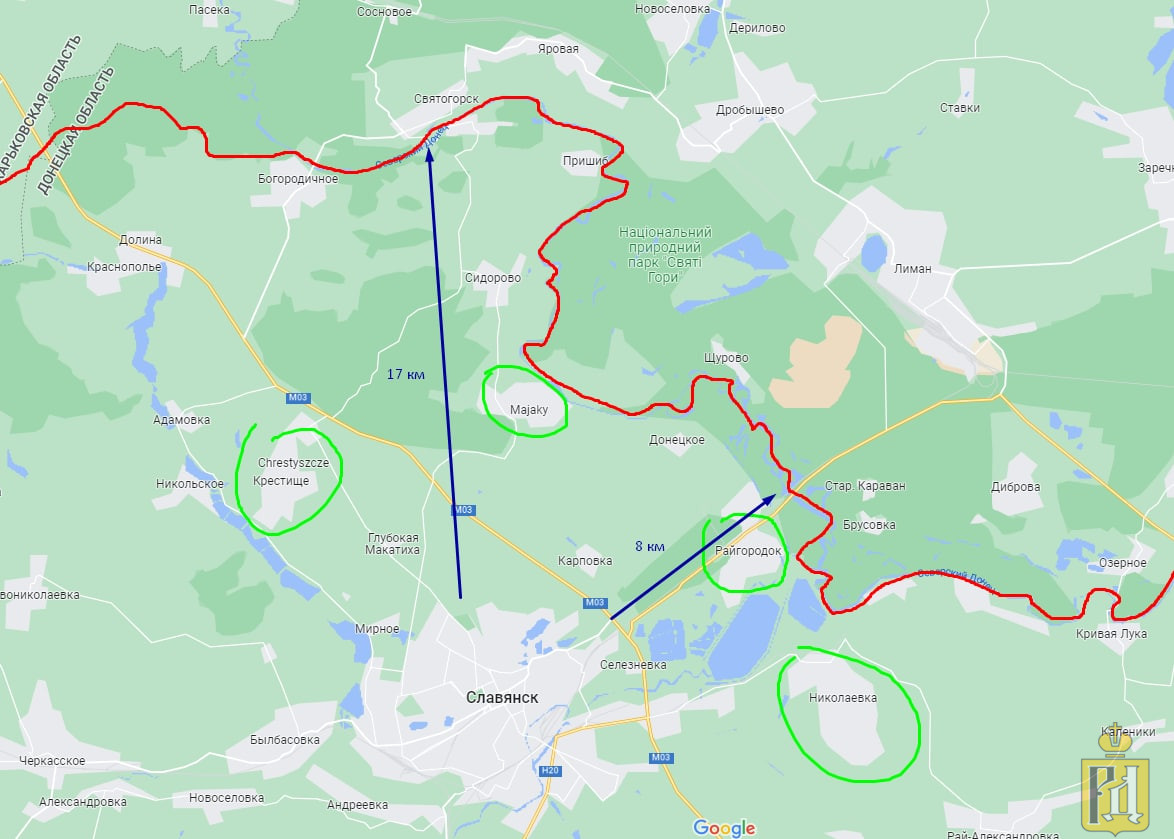 Славянск краматорск последние новости на сегодня карта боевых действий