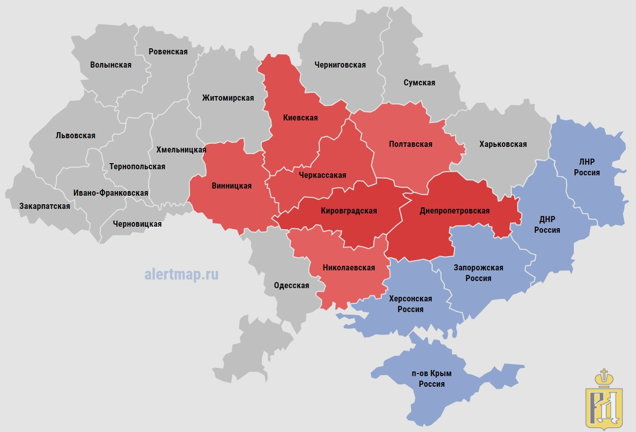 Новая карта украины сегодня