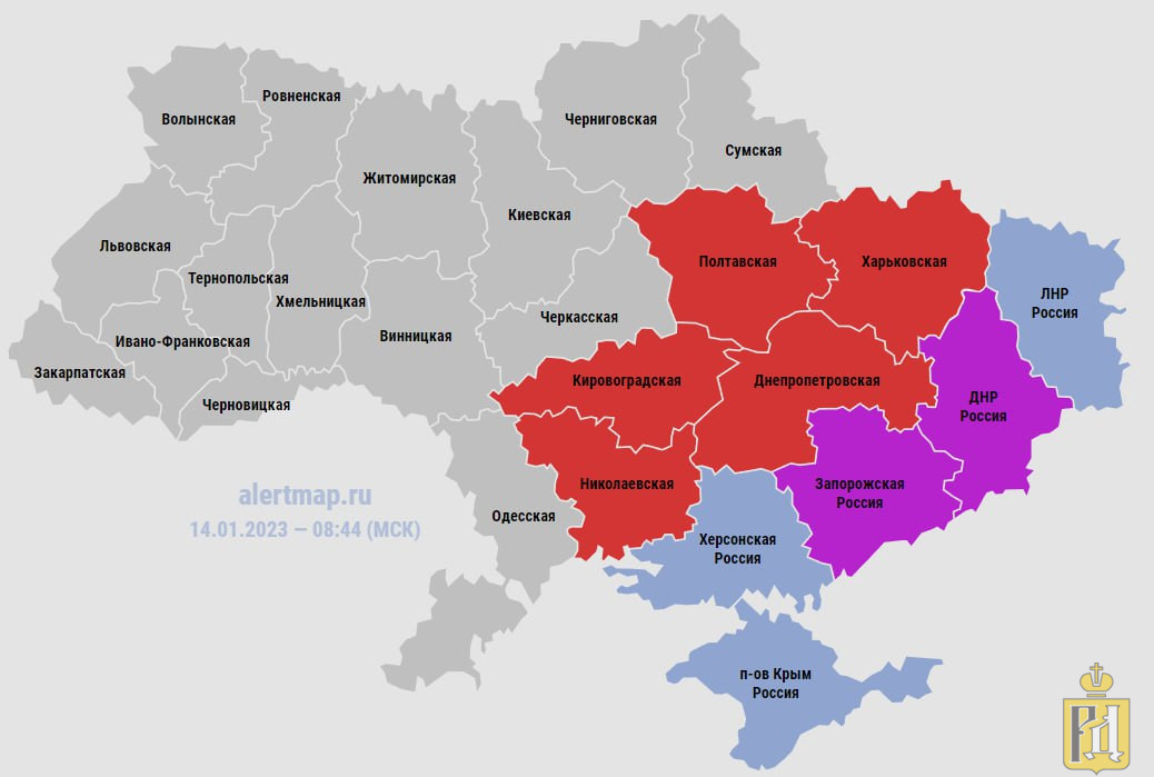 Карта сво интерактивная ria